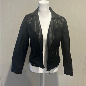 Black Leather Jacket for Women